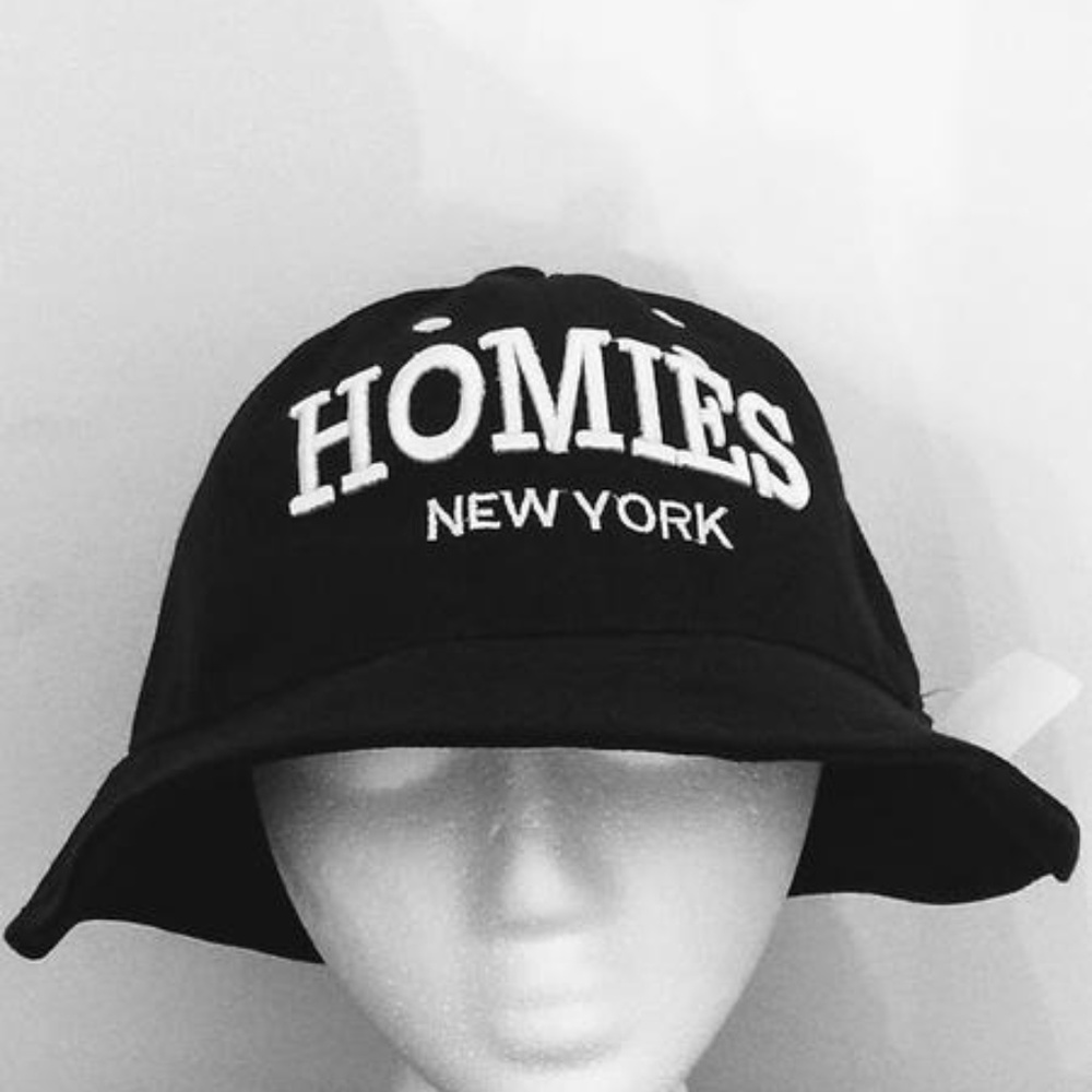 Homies New York Black Bucket Hat (Unisex)